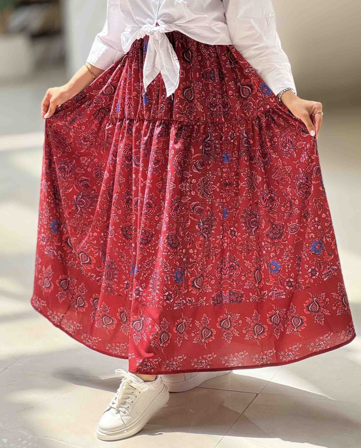 دامن چین دار