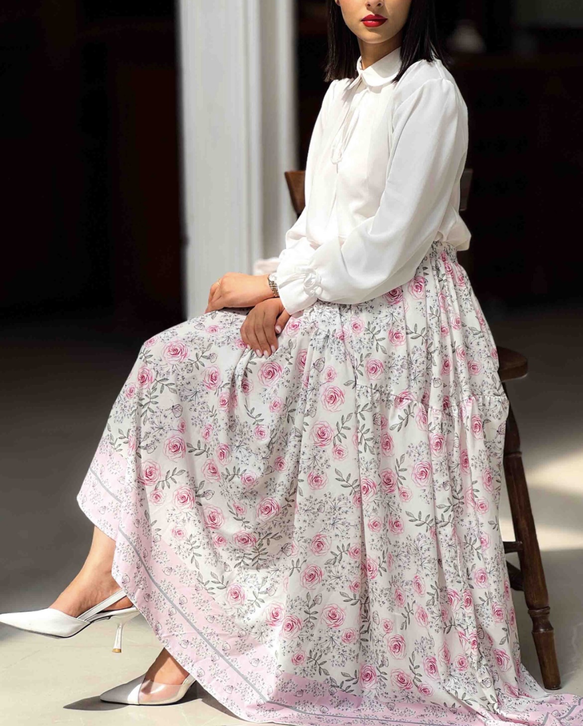 دامن چین دار