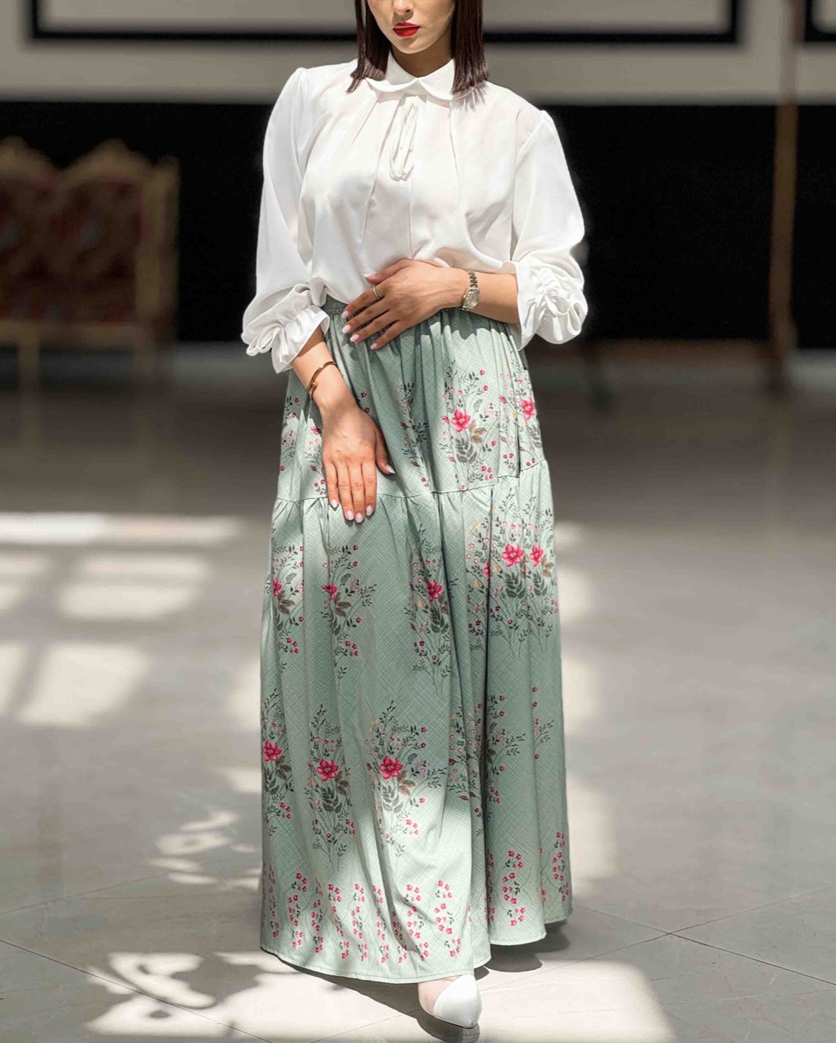 دامن چین دار