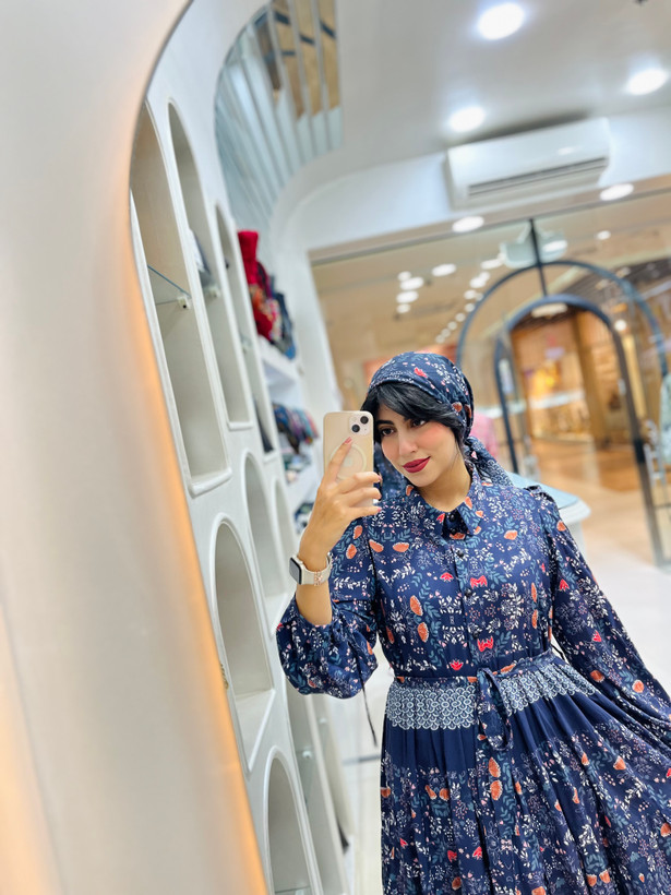 پیراهن چین دار زنانه با جنس کرپ بوگاتی درجه یک