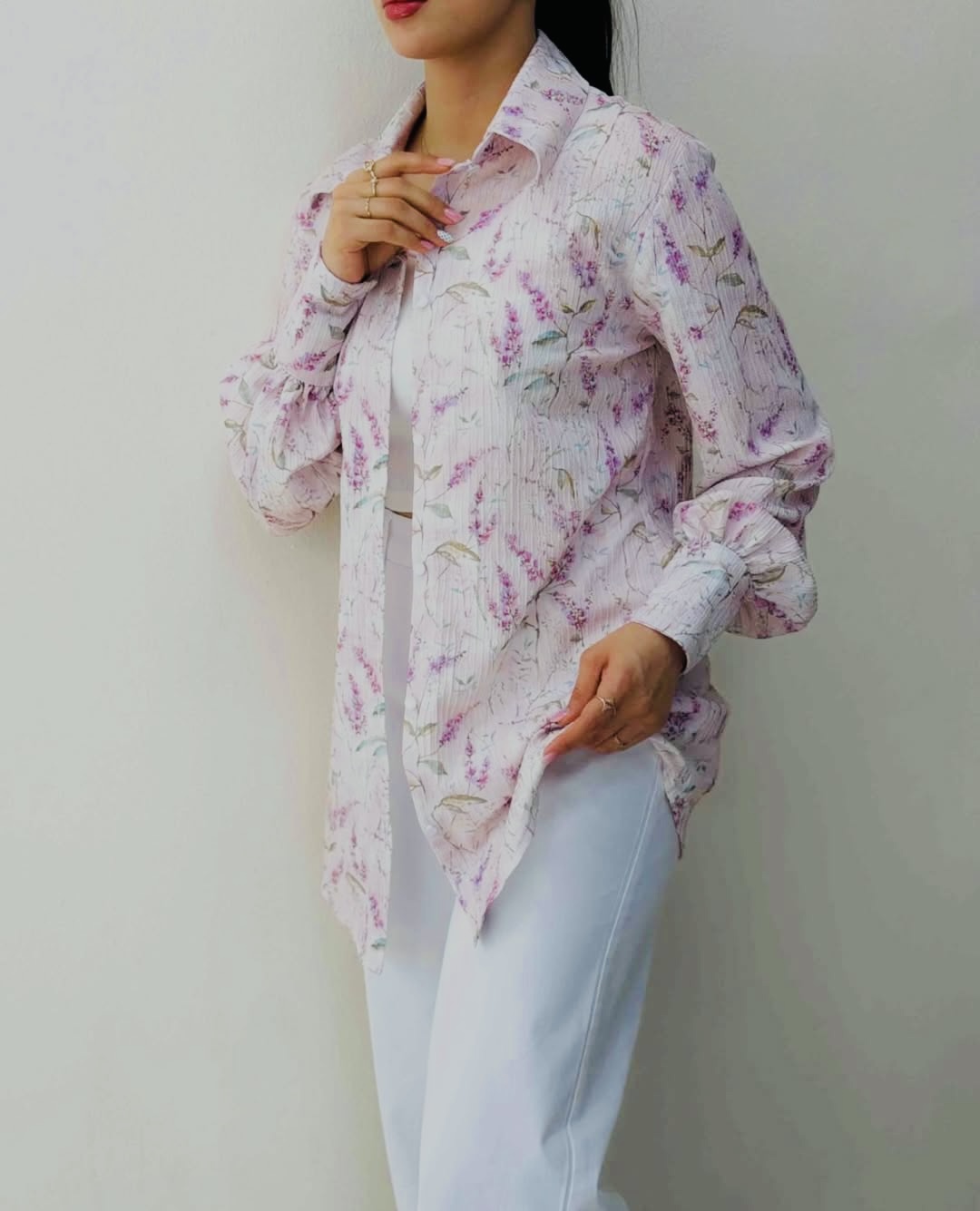 شومیز فلور نخ زنانه